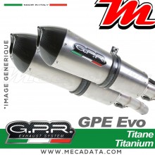 Silencieux Pot d'échappement ~ HONDA VTR 1000 F Firestorm 1997 - 2007 ~ GPR GPE EVO - Version RACING