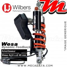 Amortisseur Wilbers WESA ~ BMW R 1200 GS [ESA] (R 12 W) ~ Années 2013 - 2016 (Arrière)