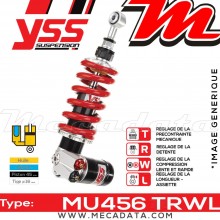 Amortisseur YSS MU456 TRW ~ Kawasaki KLE 650 D Versys ABS (LE650CDDA) ~ Annee 2012