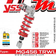 Amortisseur YSS MG456 TRW ~ Triumph Speed Triple 1050 (515NV) ~ Annee 2012 - 2013