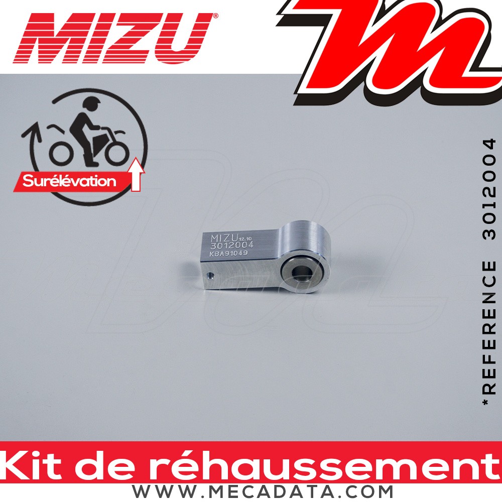 Kit de Rehaussement ~ APRILIA Tuono 125 ~ (KC) 2017 - 2019 ~ Mizu + 25 mm