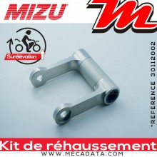 Kit de Rehaussement ~ TRIUMPH Daytona 955i ~ (T595) 1997 - 2001 ~ Mizu + 25 mm