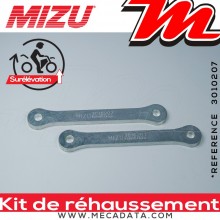 Kit de Rehaussement ~ KAWASAKI Ninja ZX-6R ~ (ZX600P) 2007 - 2008 ~ Mizu + 30 mm