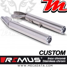 Silencieux d'échappement ~ BMW R 18 2021 - 2024 ~ Remus Custom Exhaust VarioCap sans embout