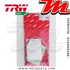 Durite de frein ~ Yamaha FZR 600 H,M,N (3HE, 3RG) 1990-1993 ~ TRW-Lucas MCH 454 H1 - Arrière 