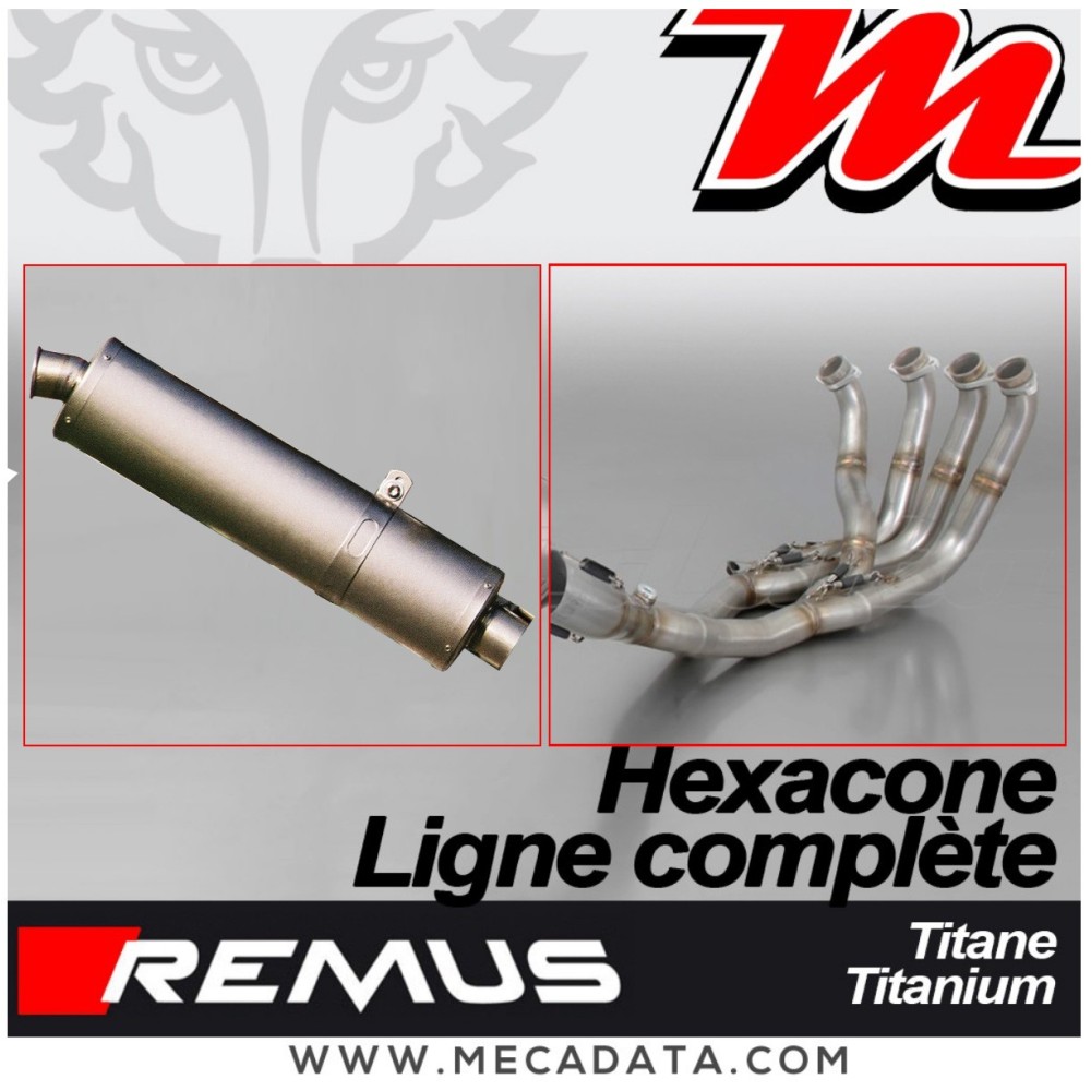Ligne complète Haute Performance - BMW K 1300 R 2009-2016 - BMW K 1300 S 2009-2016 - REMUS Hexacone