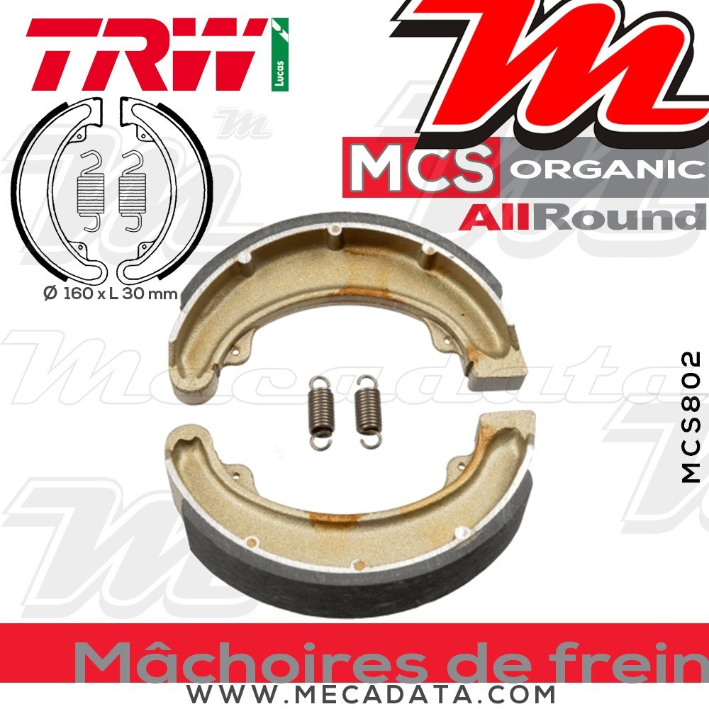 Mâchoires de frein  ~ TRW Lucas MCS 802 