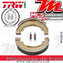 Mâchoires de frein ~ TRW Lucas MCS 810 