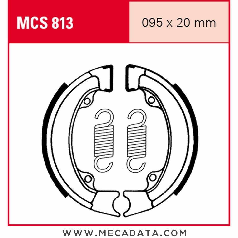 Mâchoires de frein  ~ TRW Lucas MCS 813 