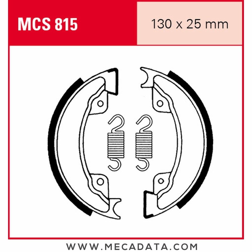 Mâchoires de frein  ~ TRW Lucas MCS 815 