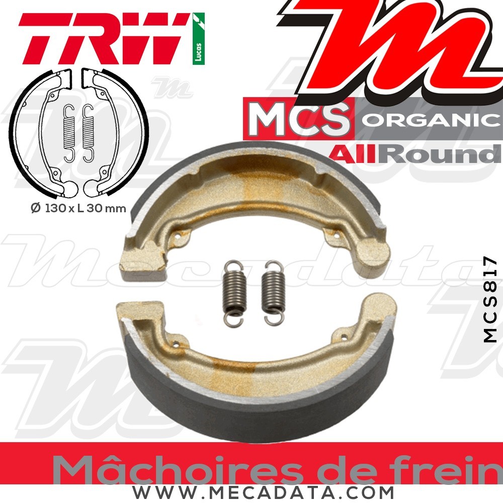 Mâchoires de frein  ~ TRW Lucas MCS 817 