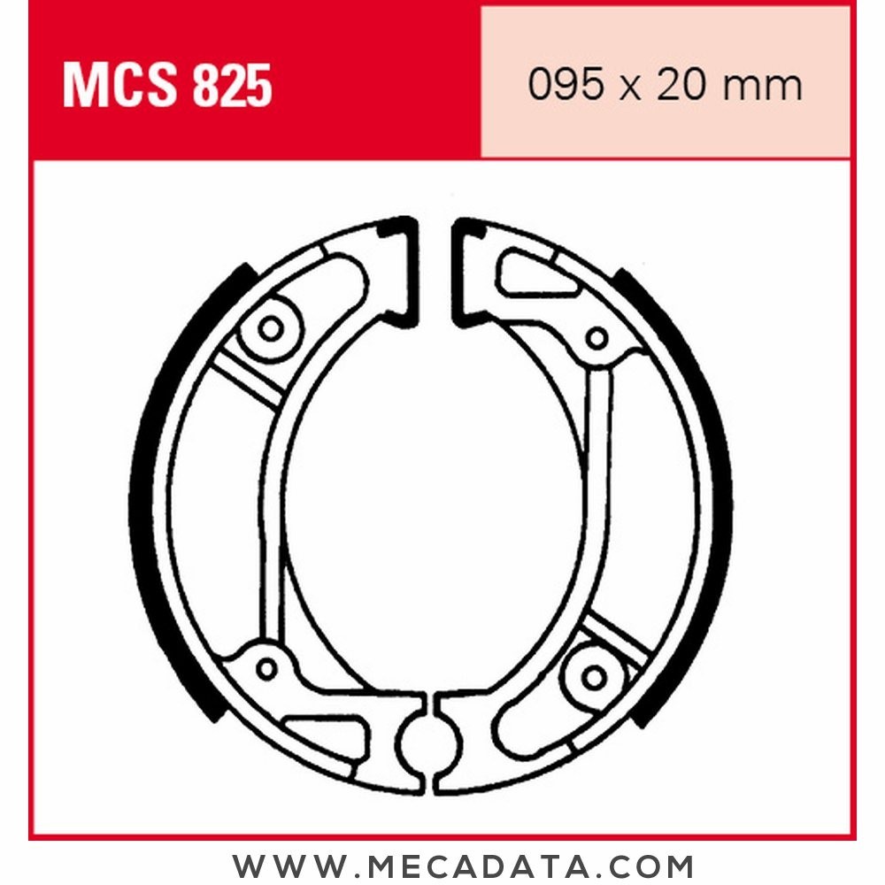 Mâchoires de frein  ~ TRW Lucas MCS 825 