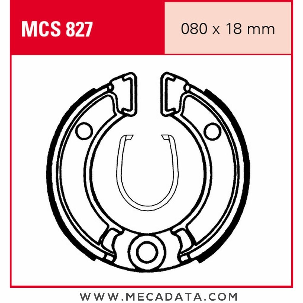 Mâchoires de frein  ~ TRW Lucas MCS 827 