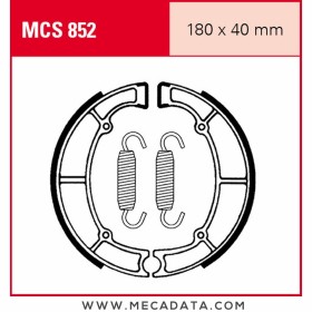 Mâchoires de frein  ~ TRW Lucas MCS 852 