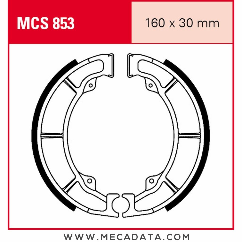 Mâchoires de frein  ~ TRW Lucas MCS 853 