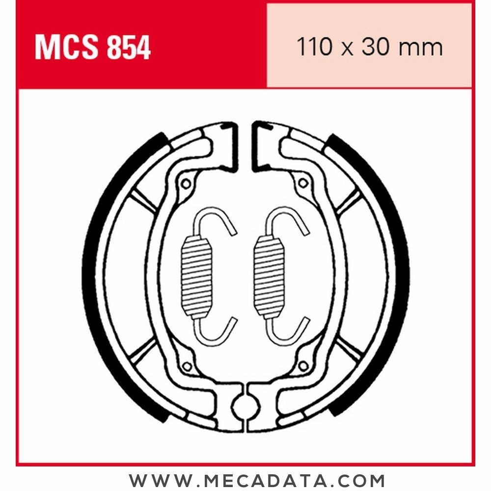 Mâchoires de frein  ~ TRW Lucas MCS 854 