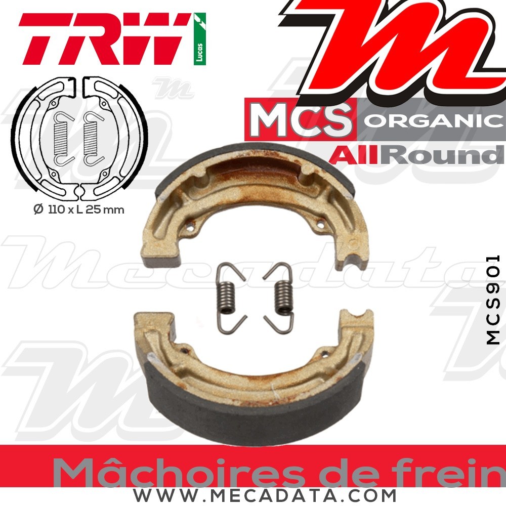 Mâchoires de frein  ~ TRW Lucas MCS 901 