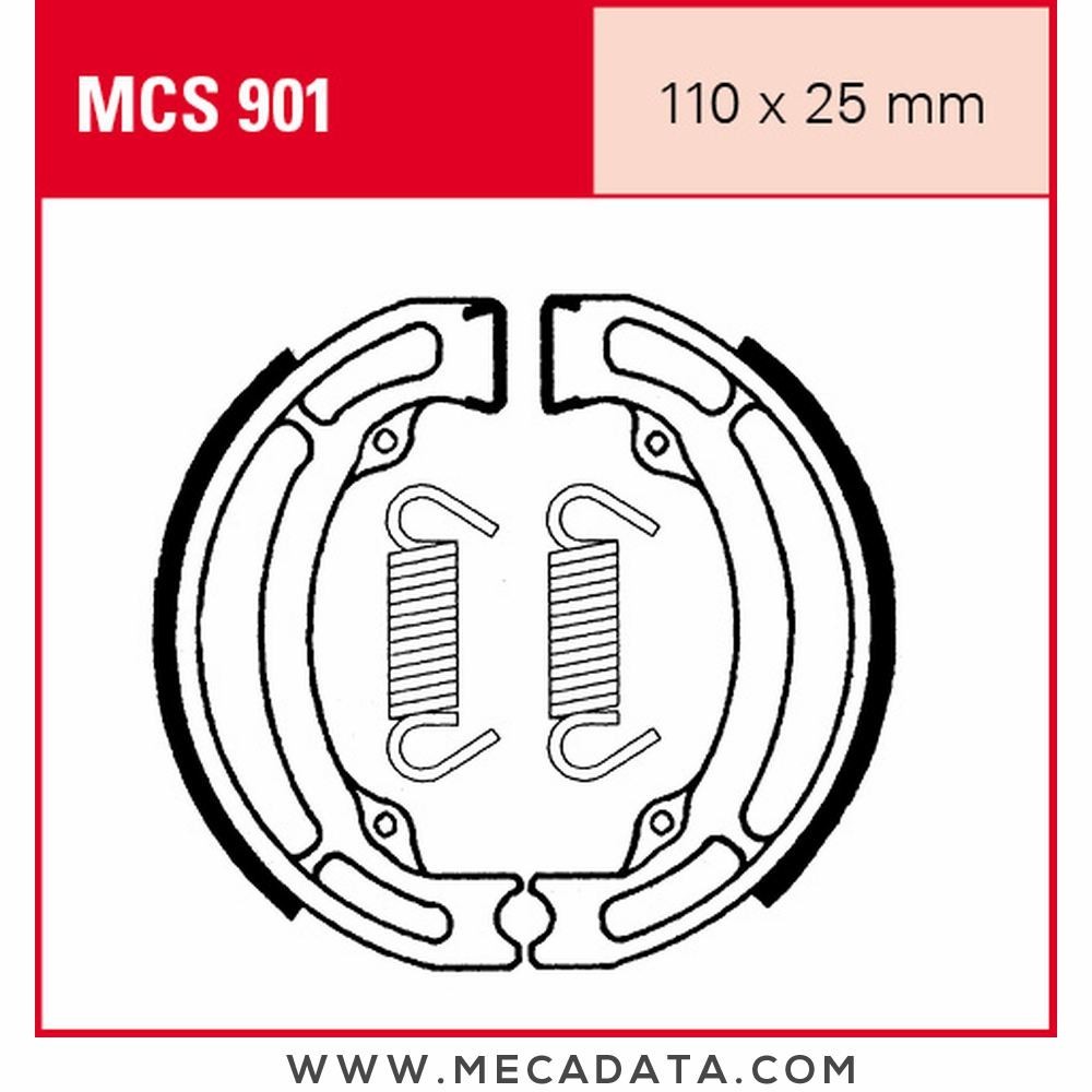 Mâchoires de frein  ~ TRW Lucas MCS 901 