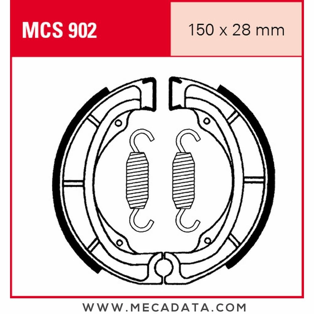 Mâchoires de frein  ~ TRW Lucas MCS 902 
