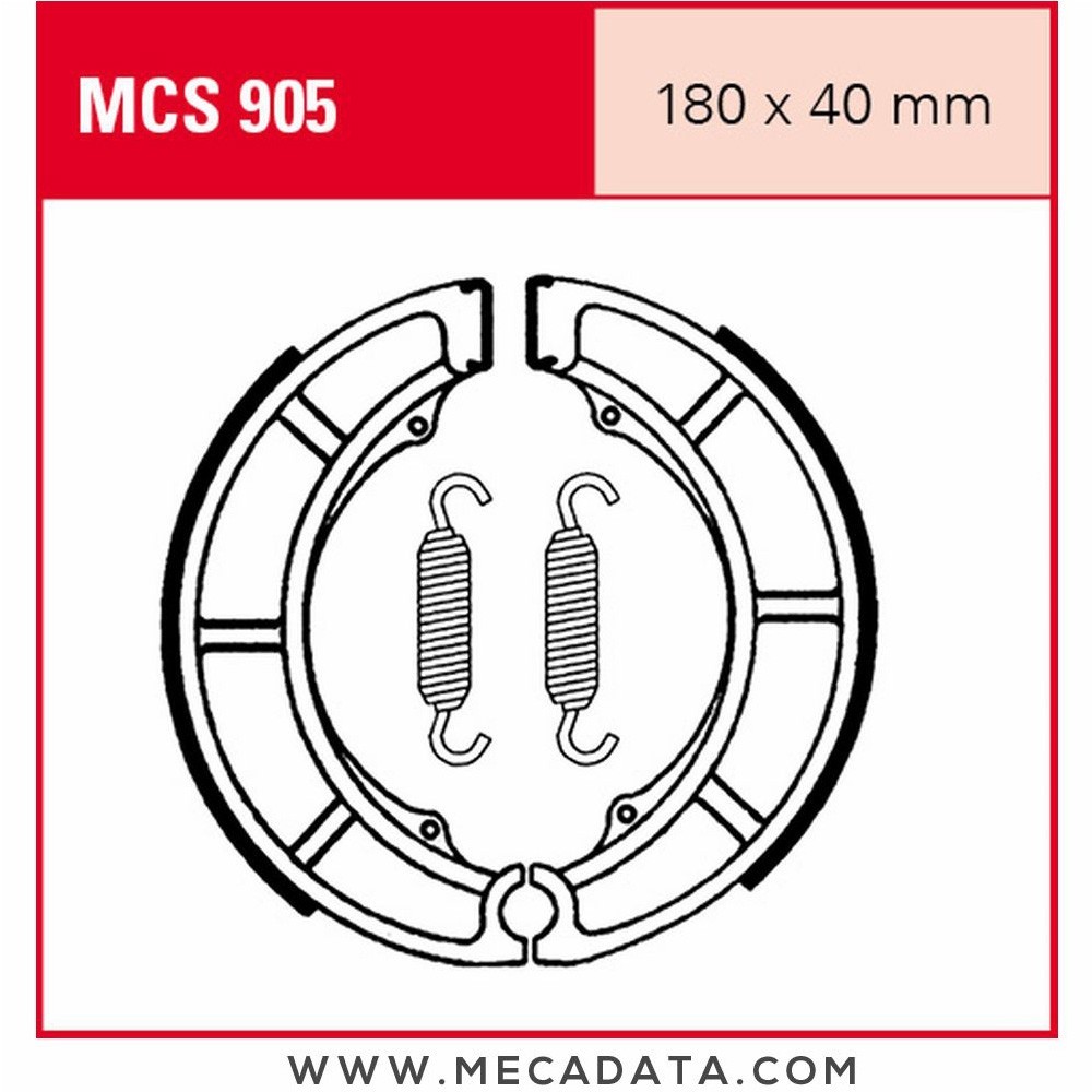Mâchoires de frein  ~ TRW Lucas MCS 905 