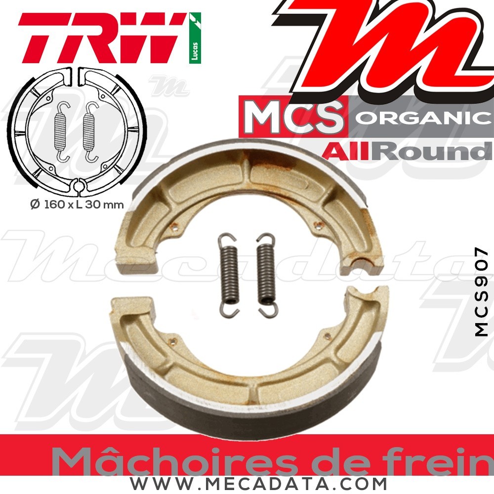 Mâchoires de frein  ~ TRW Lucas MCS 907 