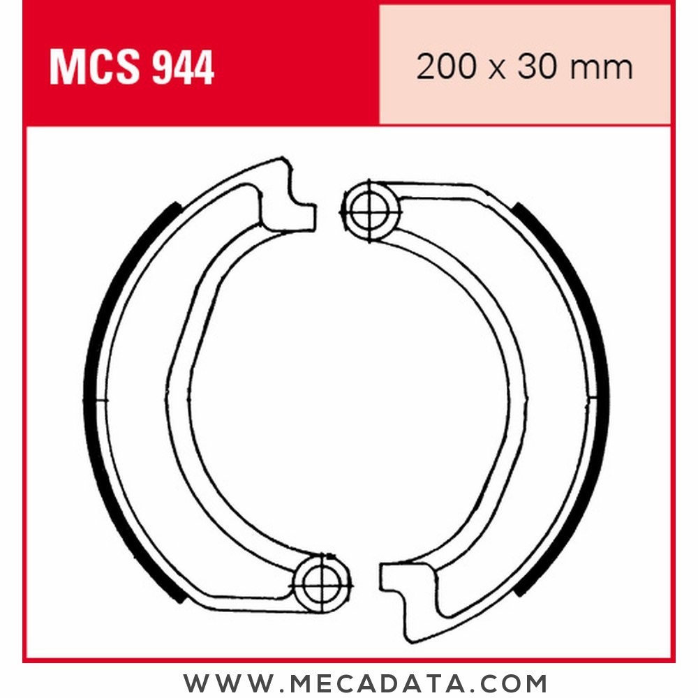 Mâchoires de frein  ~ TRW Lucas MCS 944 