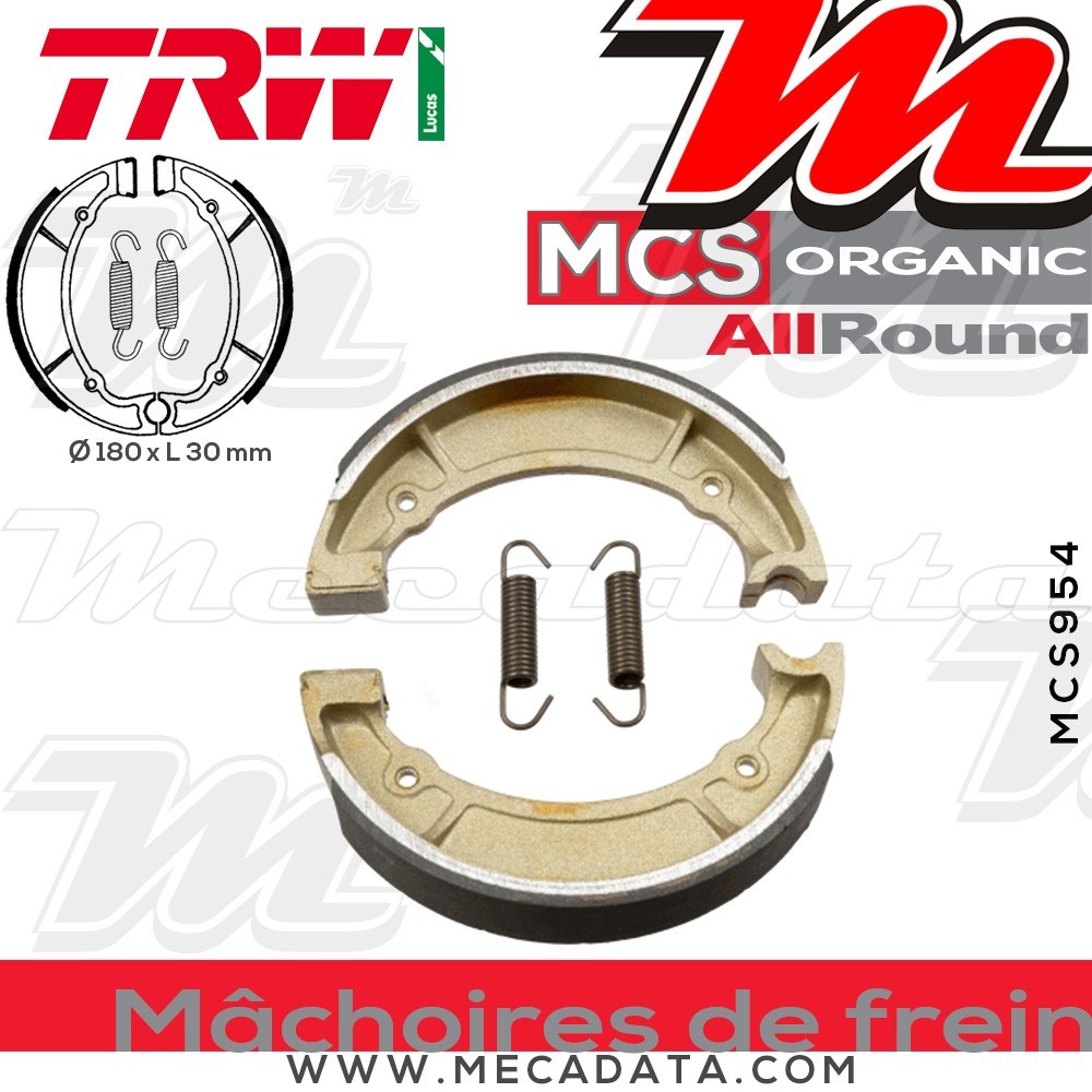 Mâchoires de frein  ~ TRW Lucas MCS 954 