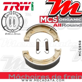 Mâchoires de frein  ~ TRW Lucas MCS 958 