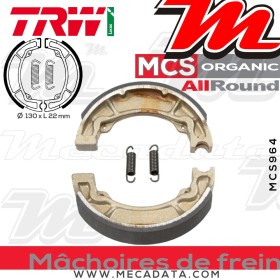 Mâchoires de frein  ~ TRW Lucas MCS 964 