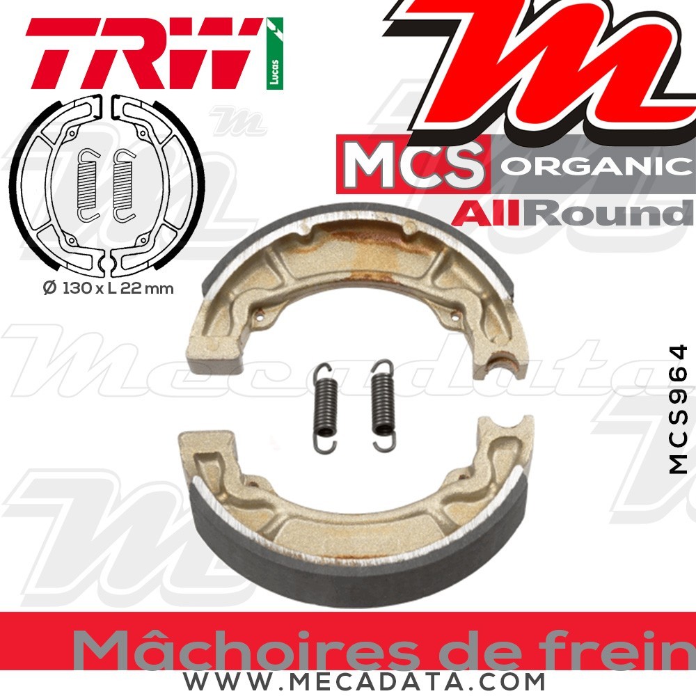 Mâchoires de frein  ~ TRW Lucas MCS 964 