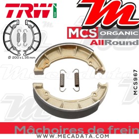 Mâchoires de frein  ~ TRW Lucas MCS 967 