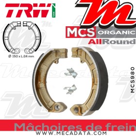 Mâchoires de frein  ~ TRW Lucas MCS 980 