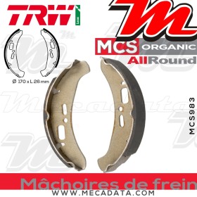Mâchoires de frein  ~ TRW Lucas MCS 983 