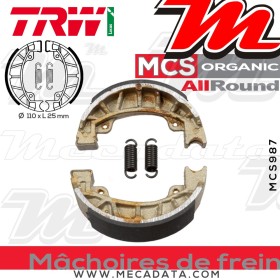 Mâchoires de frein  ~ TRW Lucas MCS 987 