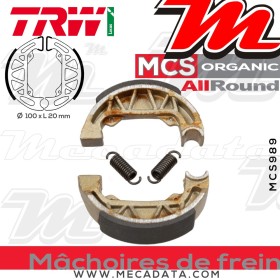 Mâchoires de frein  ~ TRW Lucas MCS 989 