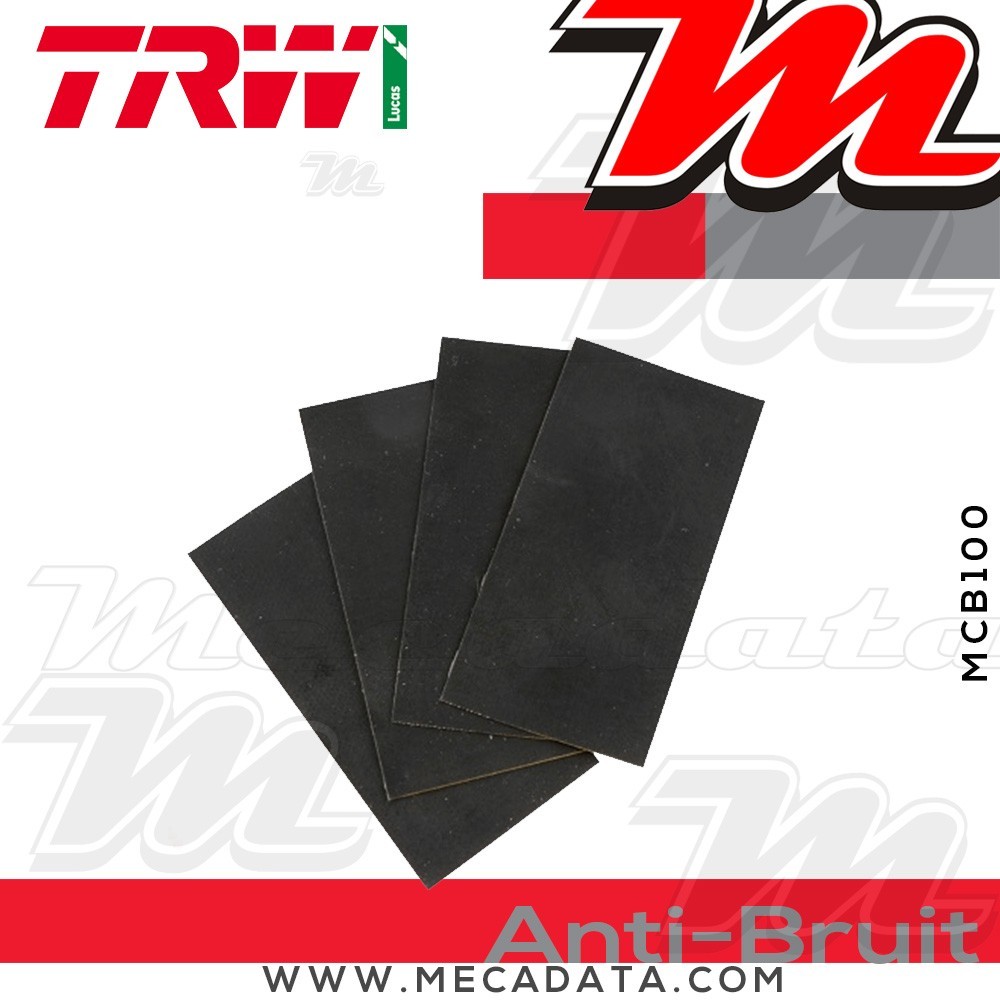 Plaquettes de frein  ~ TRW Lucas MCB 100 