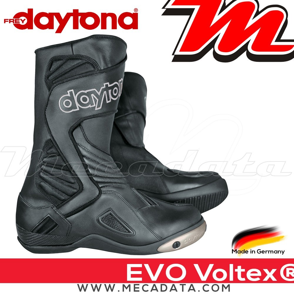 Bottes moto Racing avec coque rigide Daytona Evo Voltex  Couleur:Noir