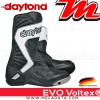 Bottes moto Racing avec coque rigide Daytona Evo Voltex  Couleur:Noir/Blanc