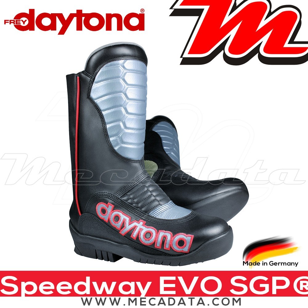 Bottes moto Racing avec coque rigide Daytona Speedway Evo SGP  Couleur:Noir/Métallisé