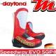 Bottes moto Racing avec coque rigide Daytona Speedway Evo SGP Couleur:Rouge/Blanc