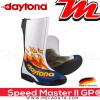Bottes moto Racing Daytona Speed Master II GP  Couleur:Bleu/Blanc/Flamme
