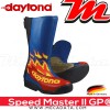Bottes moto Racing Daytona Speed Master II GP  Couleur:Bleu/Rouge/Flamme