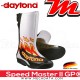 Bottes moto Racing Daytona Speed Master II GP Couleur:Noir/Blanc/Flamme