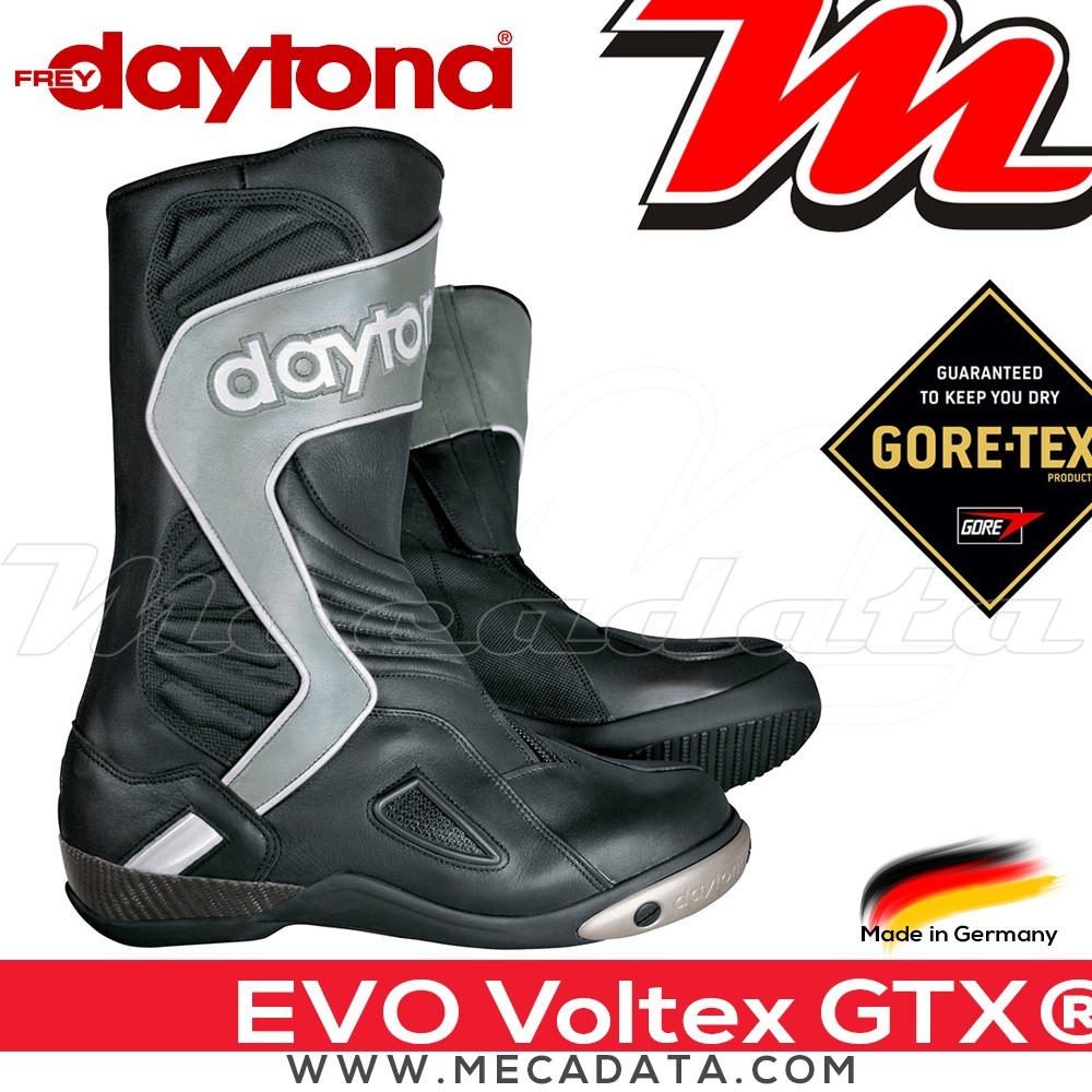 Bottes moto Racing Gore-Tex avec coque rigide Daytona Evo Voltex GTX®  Couleur:Noir/Métallisé