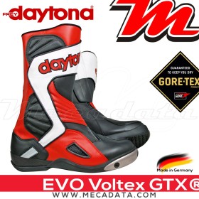 Bottes moto Racing Gore-Tex avec coque rigide Daytona Evo Voltex GTX®  Couleur:Rouge/Noir/Blanc