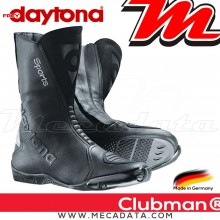 Bottes moto Sport Daytona Clubman Couleur:Noir