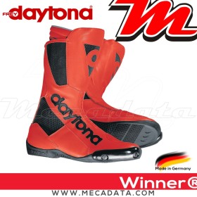 Bottes moto Sport Daytona Winner  Couleur:Rouge/Noir