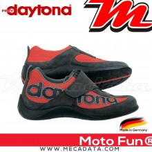 Chaussures moto Daytona Moto Fun Couleur:Anthracite/Rouge