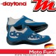 Chaussures moto Daytona Moto Fun Couleur:Bleu/Argent