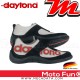 Chaussures moto Daytona Moto Fun Couleur:Noir/Argent/Rouge